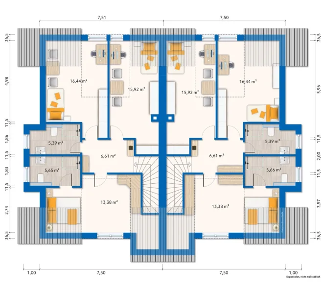 Grundriss / Skizze Dachgeschoss