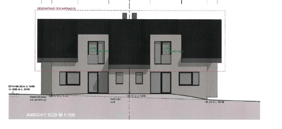 Exposéfoto - Haus kaufen in Eitorf - Eitorf - Mehrgenerationenwohnen oder Baugemeinschaft: Doppelhaus mit 4 Einheiten zur Fertigstellung!