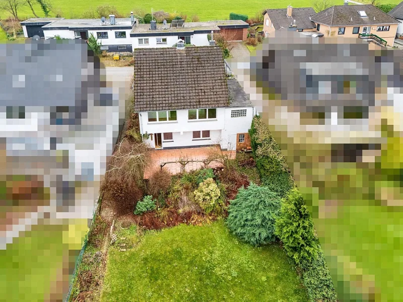 Grundstück - Haus kaufen in Bergisch Gladbach - Freistehendes Platzwunder zur vielseitigen Nutzung u. unverbautem Blick in guter Lage von Herkenrath