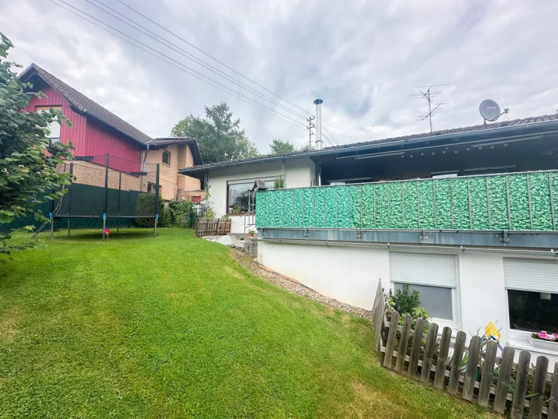 Garten und Dachterrasse