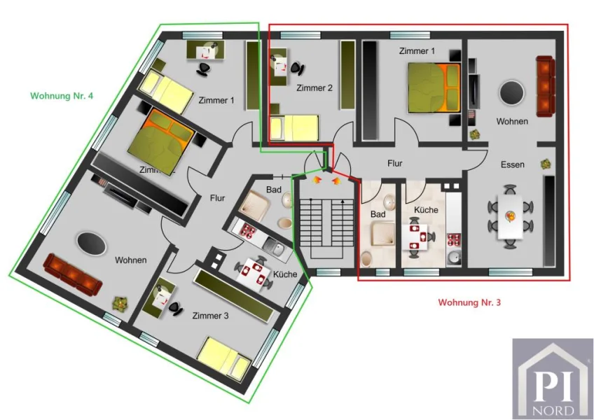 Grundriss 2. Obergeschoss