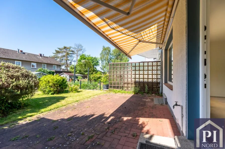 ca. 18 m² Terrasse und Außenwasserhahn