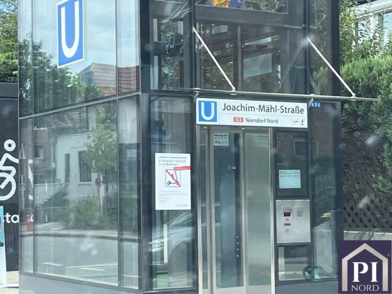 U-Bahn-Station fußläufig erreichbar