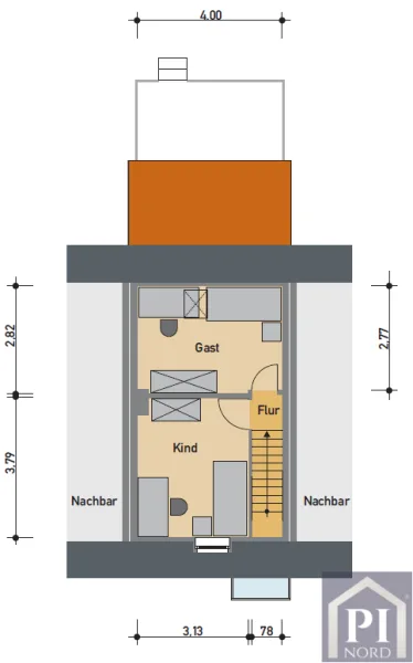 Grundriss Dachgeschoss