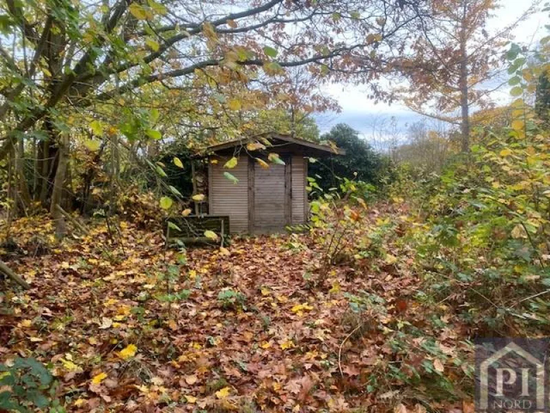 Gartenhütte mit Strom- und Wasseranschluss