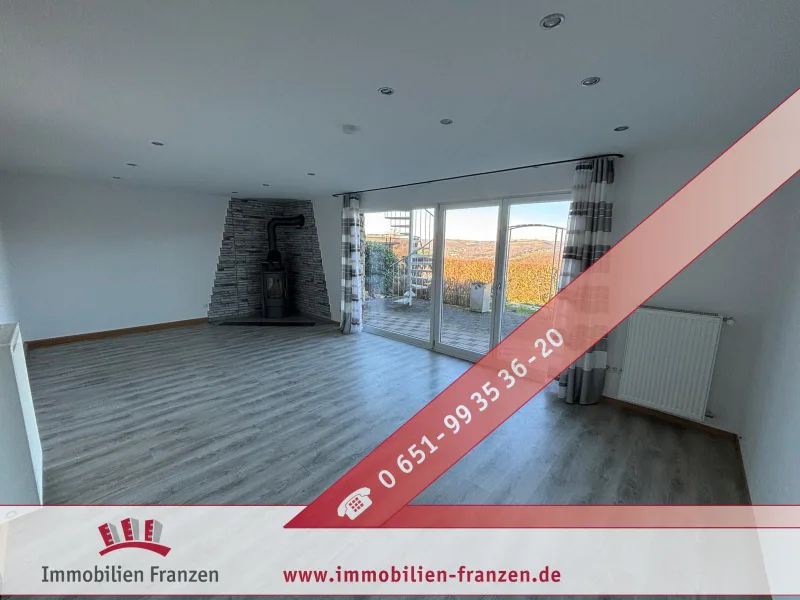 Titelbild - Wohnung kaufen in Gutweiler - Gutweiler: Großzügige und renovierte Eigentumswohnung mit mehreren Terrassen - 124 m² und Garage!