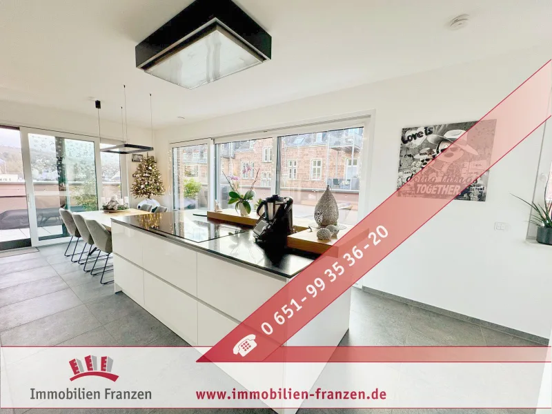 Küche - Wohnung kaufen in Trier / Olewig - Top-Lage Olewig: Exklusives Penthouse mit großer Dachterrasse und hochwertiger Ausstattung zu verkaufen!