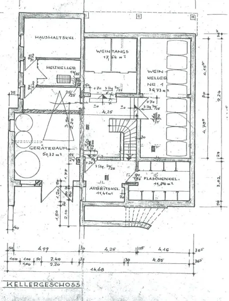 Grundriss Keller 1