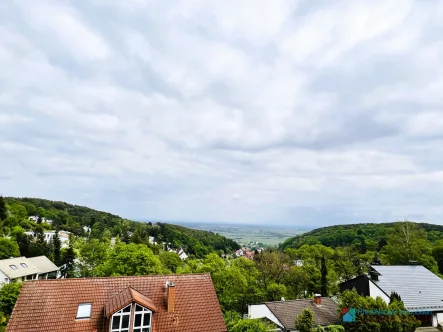 Panorama Loggia - Wohnung mieten in Neustadt an der Weinstraße / Hambach - Wohnen mit Traumausblick! 3-Zimmer-Dachgeschosswohnung auf der Hambacher Höhe