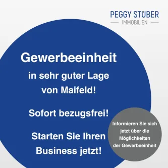 Gewerbeeinheit in Maifeld - Laden/Einzelhandel kaufen in Polch - Gewerbeeinheit in sehr guter Lage von Maifeld! Sofort bezugsfrei - starten Sie Ihr Business jetzt!