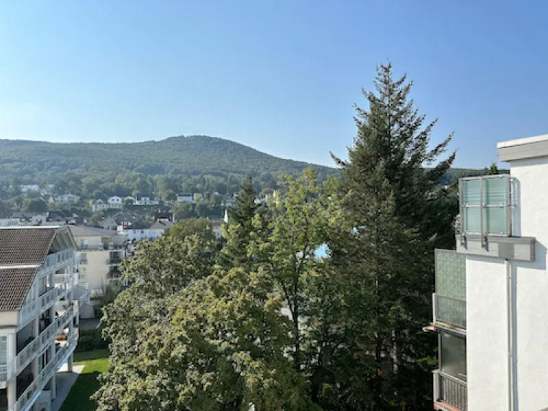 Blick über die Dächer vom Balkon aus