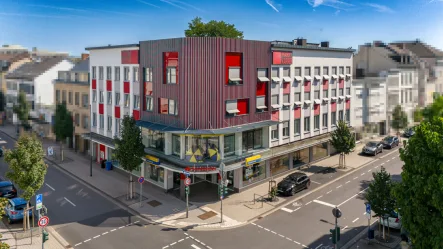 Blick auf das Marktkarree - Laden/Einzelhandel mieten in Neuwied - Das repräsentative Ladenlokal in TOP Lage von Neuwied City!