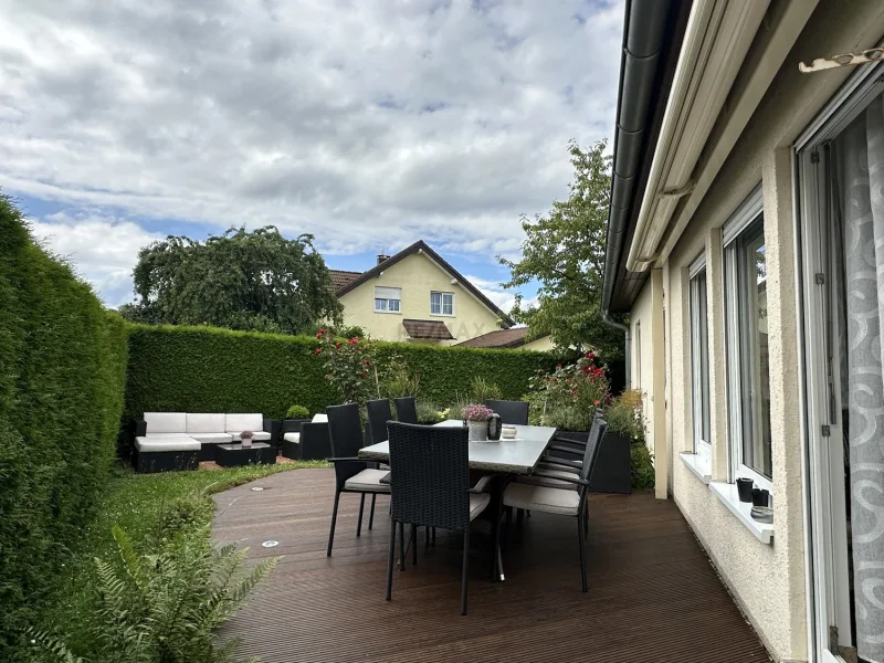 Terrasse im Garten