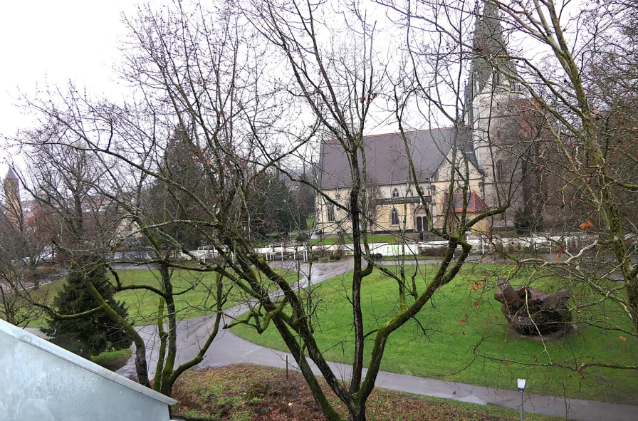 Ausblick vom Schlafzimmer