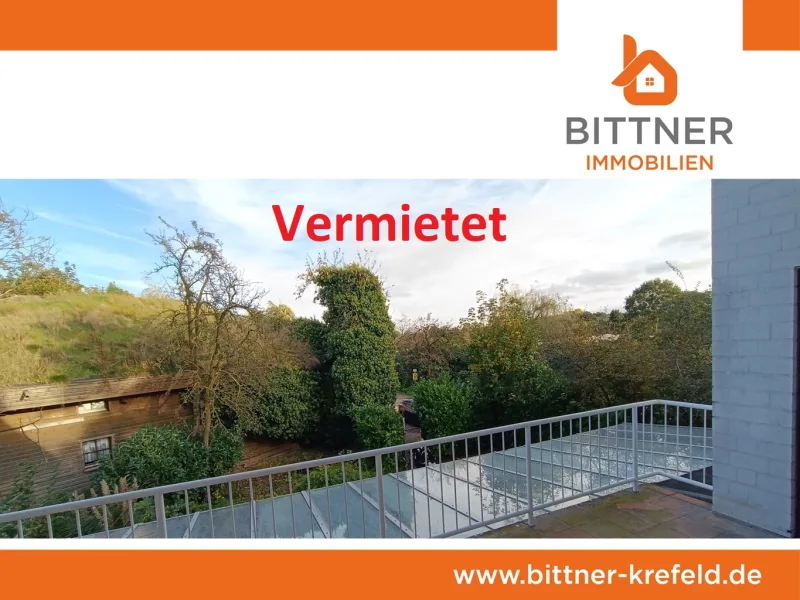  - Wohnung mieten in Krefeld - Wohnen & Arbeiten, mit Balkon, Kamin, Garage in Krefeld- Traar !Erfolgreich vermietet!