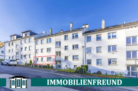 Titelbild - Wohnung kaufen in Wuppertal - Grundbuch statt Sparbuch! Sanierte ETW im EG mit Loggia und Garage