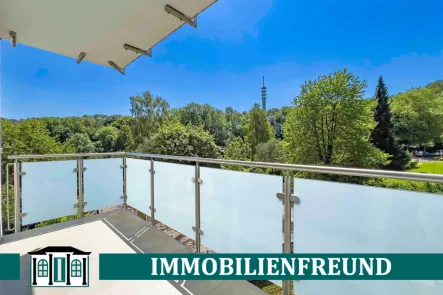 Titelbild - Wohnung kaufen in Wuppertal - Barrierearm auf den Südhöhen - 3 ZKDB mit zwei Balkonen und Garage