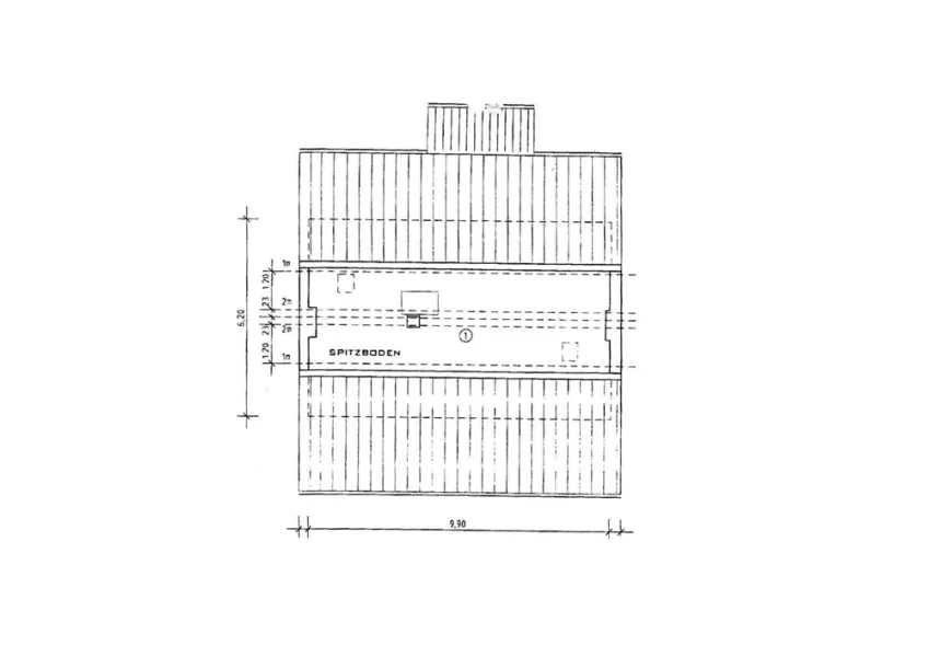 Grundriss Spitzboden