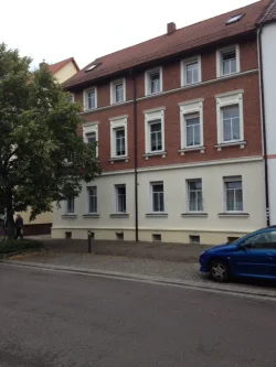 Außenansicht - Wohnung mieten in Eilenburg - 1-Raum-Wohnung mit Balkon in Eilenburg