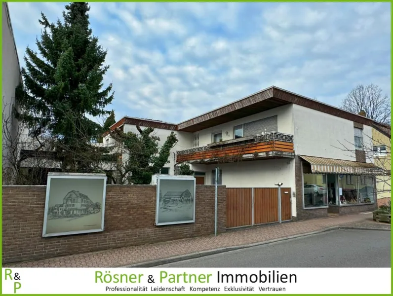 Straßenansicht - Haus kaufen in Hattersheim - *Wohn- und Gewerbeeinheit mit Erweiterungspotenzial in ruhiger Lage von Hattersheim* 