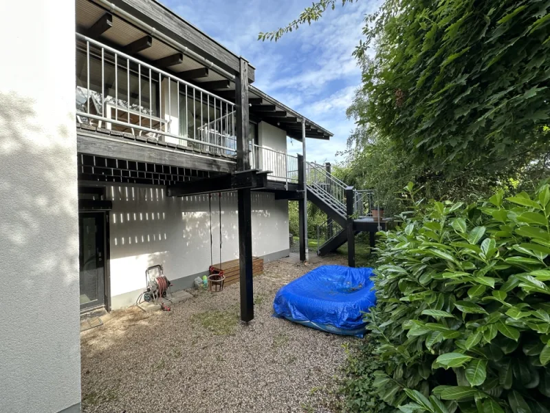 Blick auf den Balkon