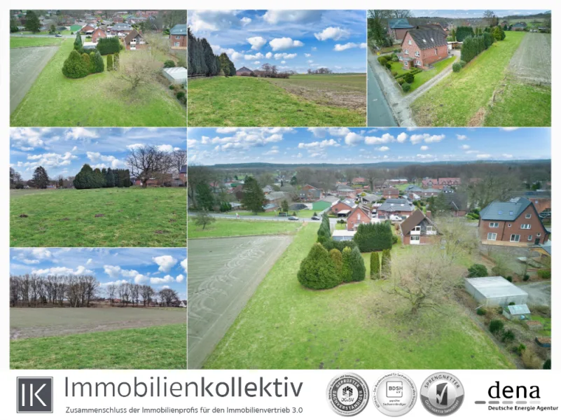 Immobilienkollektiv  - Grundstück kaufen in Seevetal - TOP LAGE: Baugrundstück mit Weitblick für EFH/DH/Mehrfamilienhaus - inkl. positivem Bauvorbescheid!