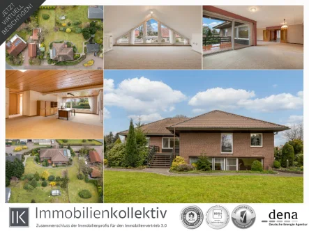 Hemmoor Immobilienkollektiv  - Haus kaufen in Hemmoor - TOP gepflegtes Architektenhaus mit ca. 430 qm Wohn-/Nutzfläche auf Traumgrundstück in Sackgassenlage