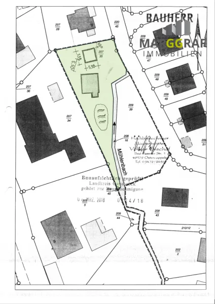 Lageplan Grundstück