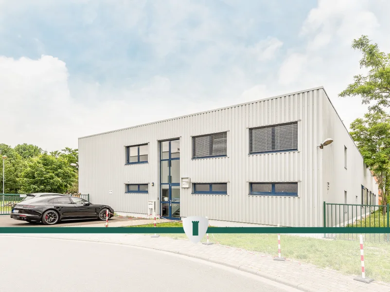Eingang Bürokomplex - Halle/Lager/Produktion kaufen in Teltow - Multifunktionshalle mit Aussenflächen und Bürokomplex