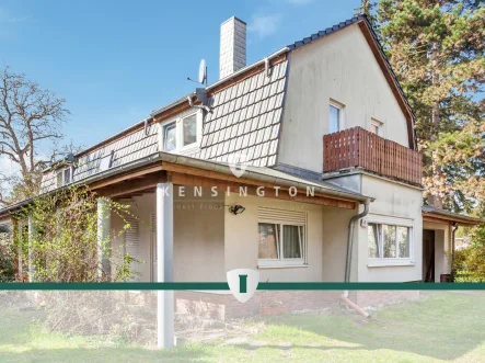 Hausansicht - Haus kaufen in Kleinmachnow - Schöner Wohnen, geräumiges Einfamilienhaus in Kleinmachnow