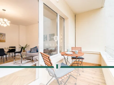 Balkon - Wohnung kaufen in Berlin - Hochwertig sanierte Wohnung in bester Lage in Zehlendorf