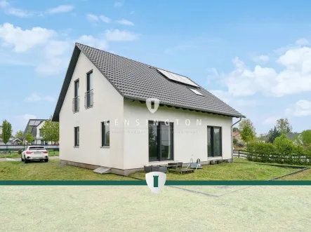 Template Hausansicht - Haus kaufen in Blankenfelde-Mahlow - Schöner Wohnen, gut geschnittenes  Einfamilienhaus aus 2017 in guter Lage