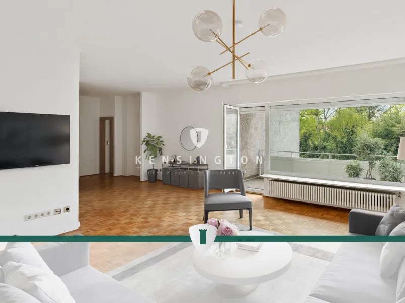Template Wohnzimmer Wohnbeispiel - Wohnung kaufen in Berlin - Sanierte Eigentumswohnung mit Garage, Balkon, Gartennutzung und Hobbyraum
