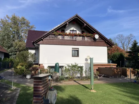 Hausansicht Garten 1 - Haus kaufen in Cottbus - Attraktives Mehrgenerationenhaus mit Einliegerwohnung **Toplage von Cottbus