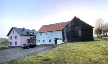 Außenansicht 03 - Haus kaufen in Brakel - Landleben pur - Wohnhaus mit Stallgebäude !