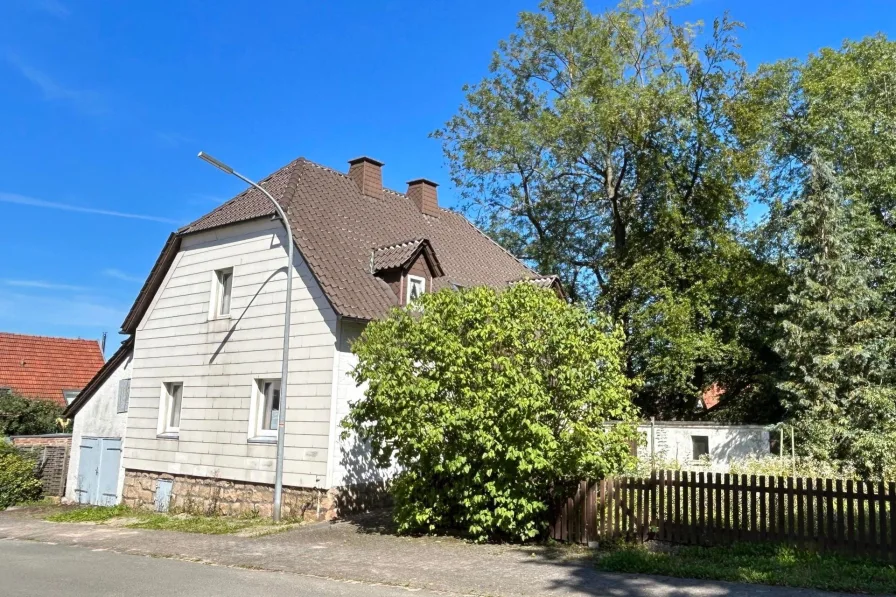 Außenansicht - Haus kaufen in Borgentreich - Einfamilienhaus in Borgentreich