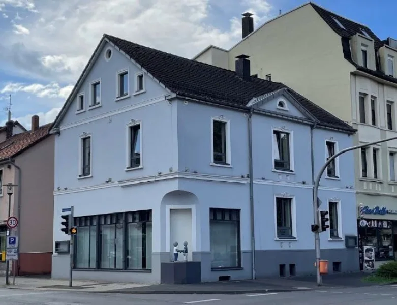 Außenansicht Nordwest - Büro/Praxis mieten in Detmold - Exponiertes Büro-/Geschäftshaus in Top-Lage