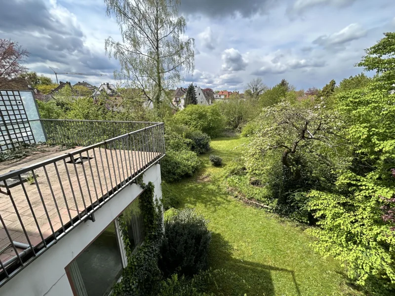 Balkon und Garten