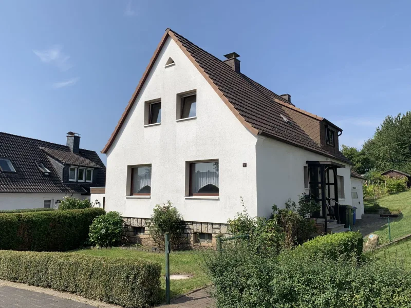 Straßenansicht - Haus kaufen in Steinheim - Willkommen in Ihrem neuen Zuhause!