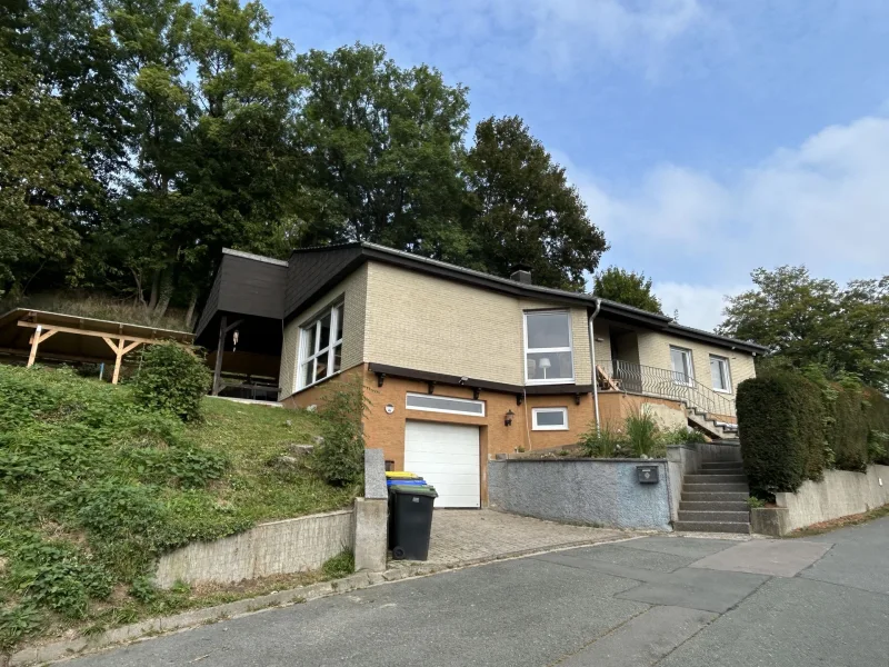 Außenansicht - Haus kaufen in Warburg - Nahezu vollständig saniertes EFH in ruhiger Lage von Warburg