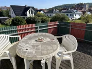 Terrasse über dem Anbau