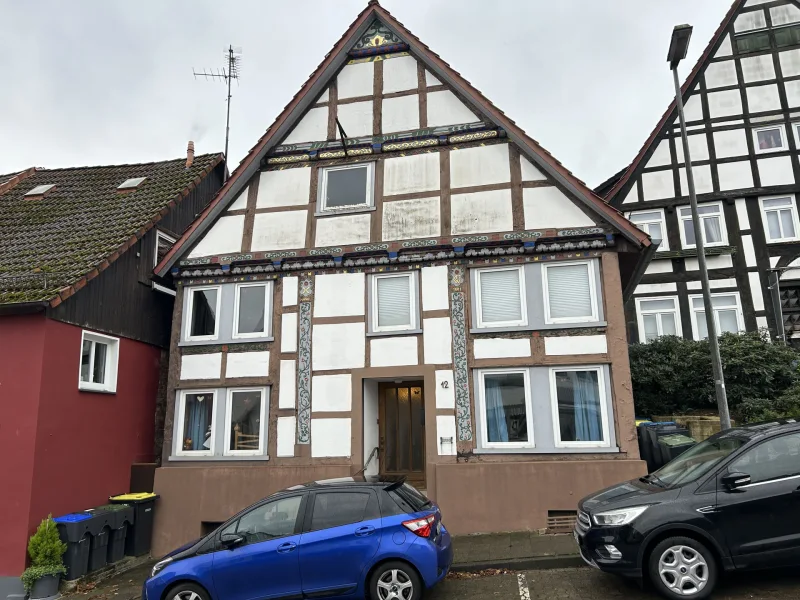 Exposé-Foto - Haus kaufen in Blomberg - Historisches Fachwerkhaus -Ihr neues Zuhause am Weinberg