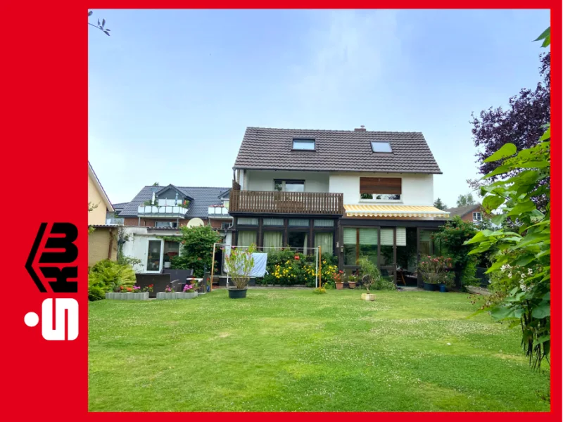 Gartenansicht - Haus kaufen in Gütersloh - Großzügigkeit in guter Lage *** 4075 G Einfamilienhaus in Gütersloh