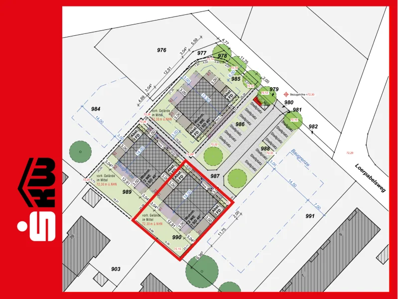 Lageplan - Grundstück kaufen in Gütersloh - Grundstück im Westen von Gütersloh***0537 W