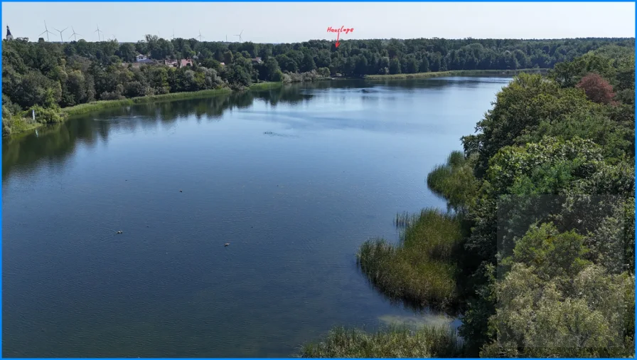 Güterfelder Haussee - Haus kaufen in Stahnsdorf / Güterfelde - MAK Immobilien:  Kleines Haus, großes Grundstück, Badesee vor der Tür