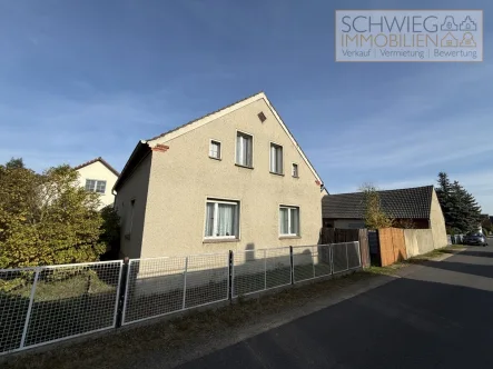 Ansicht - Haus kaufen in Neuhausen/Spree Laubsdorf - Einfamilienhaus mit Hof in Laubsdorf