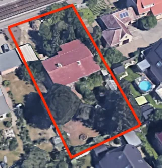 Luftfoto - Grundstück kaufen in Potsdam - Baugrundstück mit Altbestand