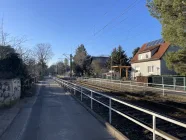 Blick Richtung Strassenbahnstation