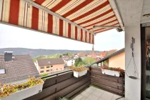 Balkon mit Markise 