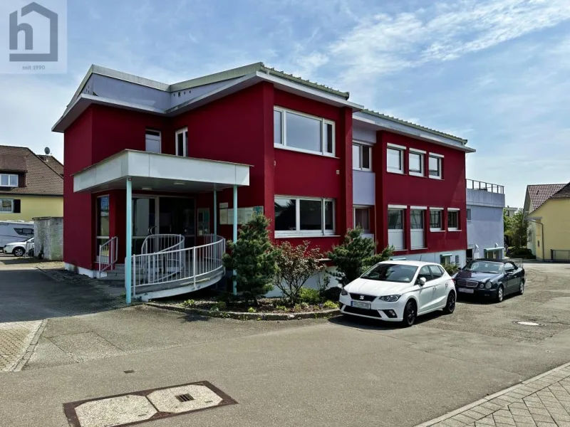 Außenansicht - Haus kaufen in Markdorf - Ideale Kapitalanlage: Teilsanierte Gewerberäumlichkeiten in zentraler Lage in Markdorf